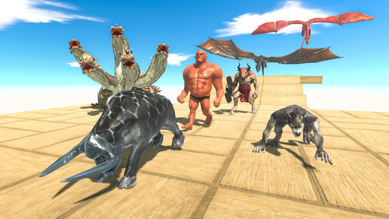 FANTASY NEIGHBORS attack DRAGON ARBS Animal Revolt Battle Simulator