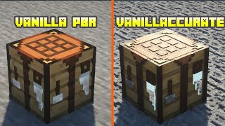 Vanilla PBR vs Hardtop Vanillaccurate | Texture Comparison Net Worth