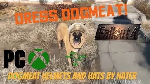 Fallout 4 Xbox One/PC Mods|Dogmeat Helmets And Hats