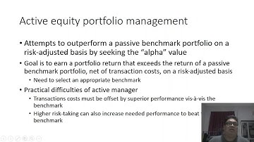 FIN552  CHP 6 EQUITY STRATEGY