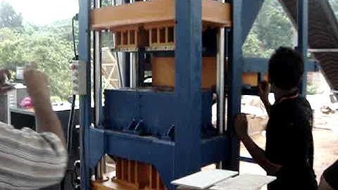 Safido interlocking brick machine 4 block MODEL SIBS  64-P  (www.mesinbata.com )