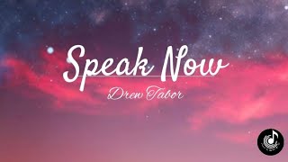 Speak Now- Taylor Swift|Lyrics Video|Drew Tabor- Song Cover