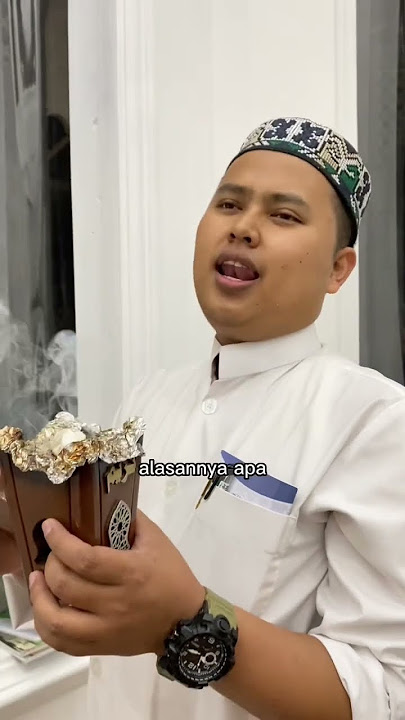 Alasan kenapa kalo pengajian ada yg bakar bukhur, bukan menyan ya inii