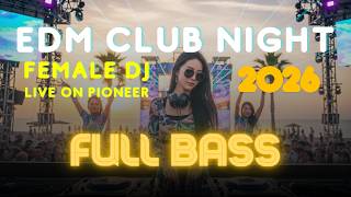 IBIZA BEACH FESTIVAL DJ SET 🔥 | Female DJ Live Club Mix 2026 | EDM Party Music 4K