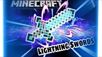 How to make ⚡Lightning Swords in MCPE "Bedrock Edition"