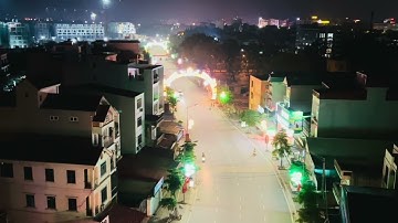 Văn Giang về đêm. Cùng ngắm nhìn sự đổi thay của Văn Giang Hưng Yên từ  Diamond Hotel Văn Giang