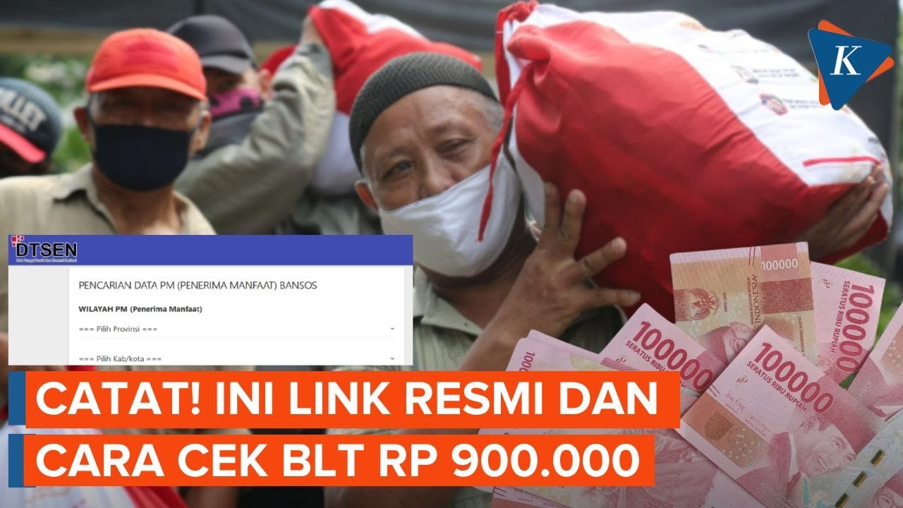 Catat! Ini Link Resmi dan Cara Cek Penerima BLT Kesra Rp 900.000