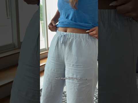 Linen pants are not made for wrestling with your teenage son...or sitting in chairs? | #shorts