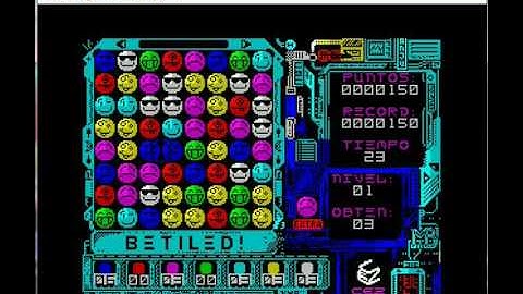 BeTiled - ZX Spectrum - emulador SpecEmu 3.1 Build 23 09 13 - probado en Windows 7 x64