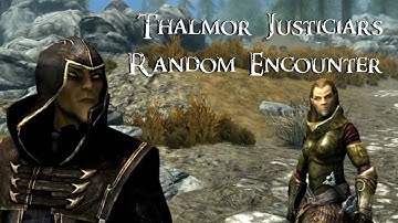 Skyrim - Thalmor Justiciars (Random Encounter)