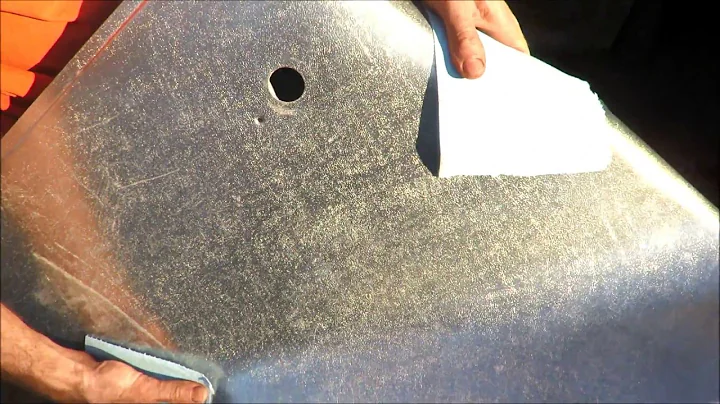 Rust Removal: 1965 Ford Mustang Textured Panel