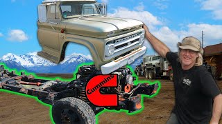 CUMMINS SWAP! The Wizard found a Cummins Chassis for Vintage Earthroamer Build!
