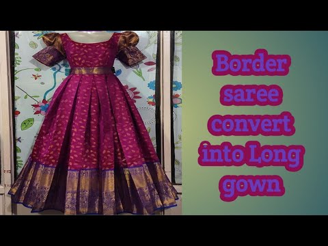 Long Gown Dress In Pink Color With Jacard border - Spegrow Mart
