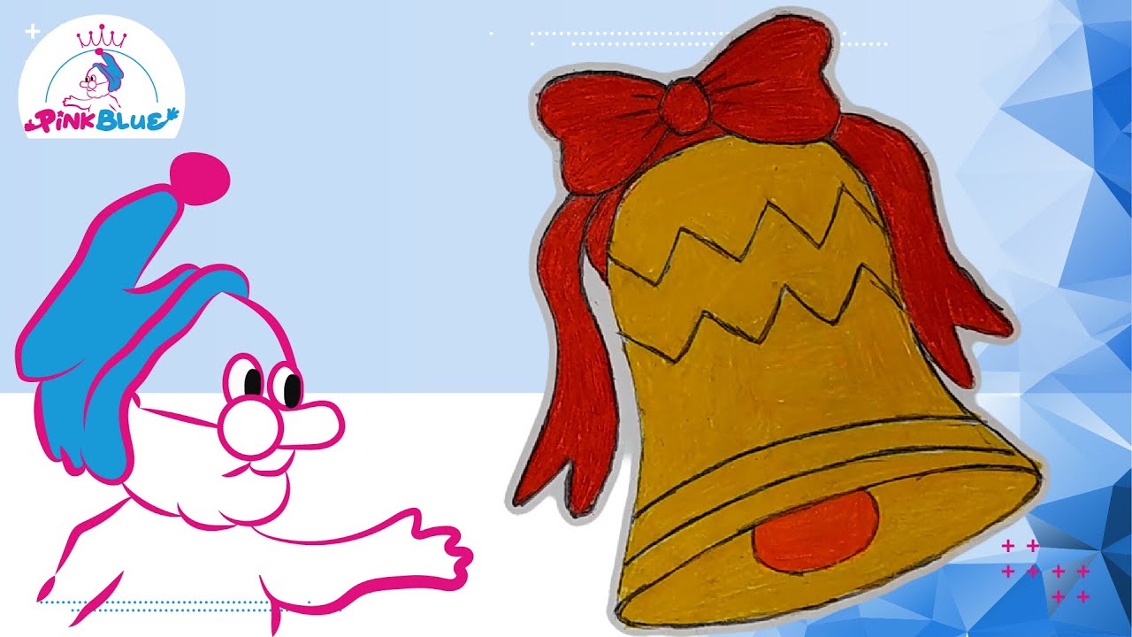 How to draw a bell for kids | Easy step-by-step tutorial - YouTube