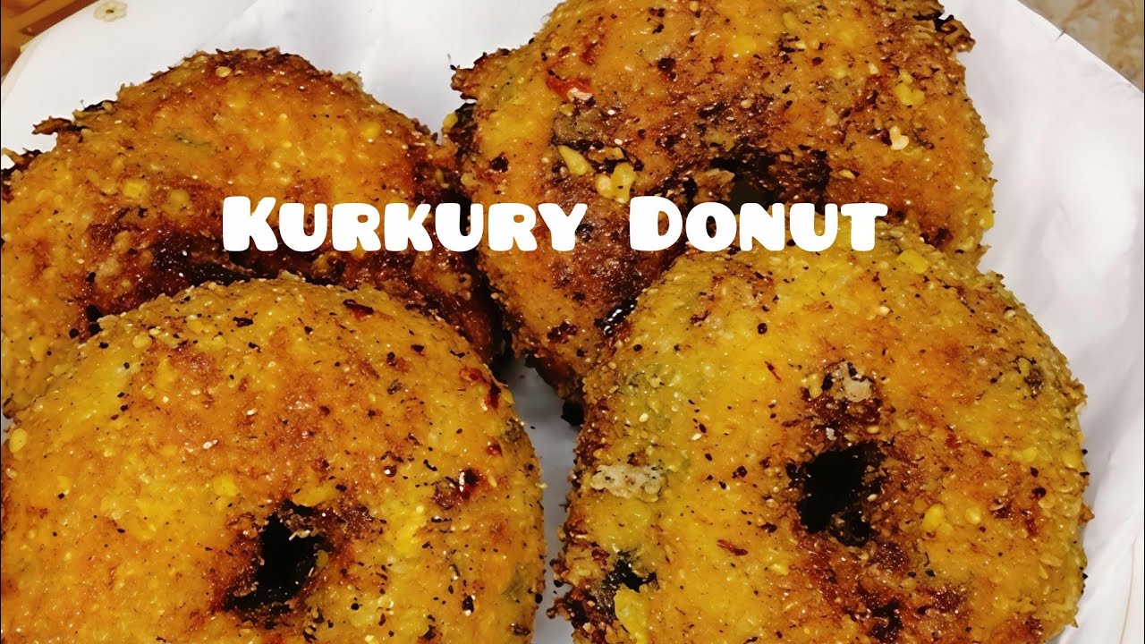 Kurkury Donut recipe snack for iftar and tea time also kurkury from outside juicy from inside 