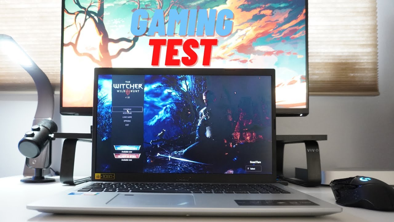 Acer Aspire 5 Gaming Test - Can It Game in 2021? - YouTube