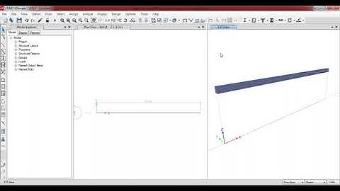 Analysis of Simply Supported Beam Using ETABS (Lec-08)