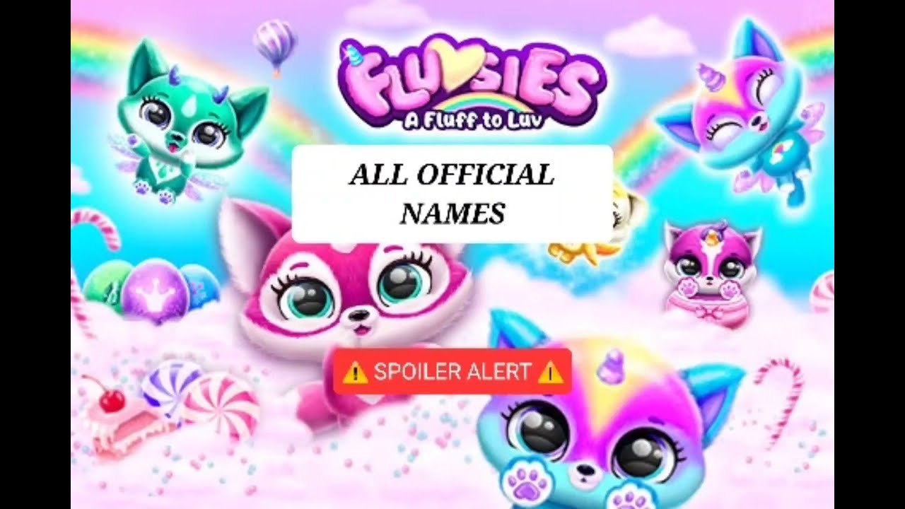 All Fluvsies names leaked (OUTDATED)