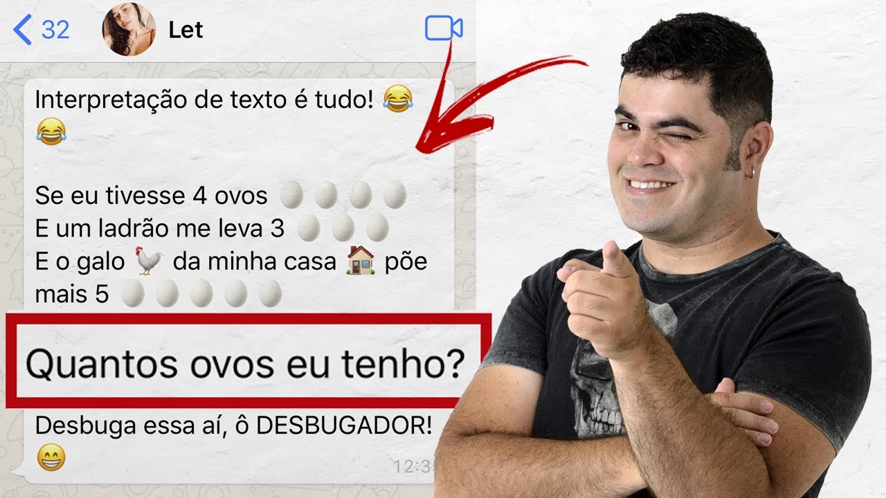 Quiz Eu Tenho 6 Ovos Quebrei 2 Fritei 2 Comi 2 – Dona De Casa Criativa em  2023