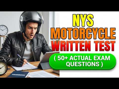 Video 2026 NYS Motorcycle Written Test Guide: Pass Your New York Permit Exam On The First Attempt