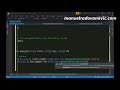 C# 6.0 Tutorial - Advanced - 54. AesManaged Cryptography, Encrypt and Decrypt Example