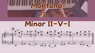 Practicing Montuno in minor II-V-I (all 12 keys) - charts are available chords