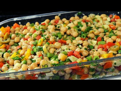 Vídeo: Cozinhando Salada Com Grão De Bico