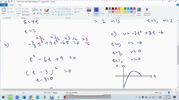 2023 Trial Add Math Melaka P2 Q14 Kinematic in linear motion