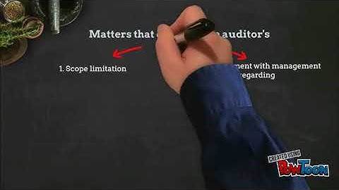 Audit (Modified Report and Unmodified Report)