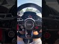 Audi R8 V10 cold start POV