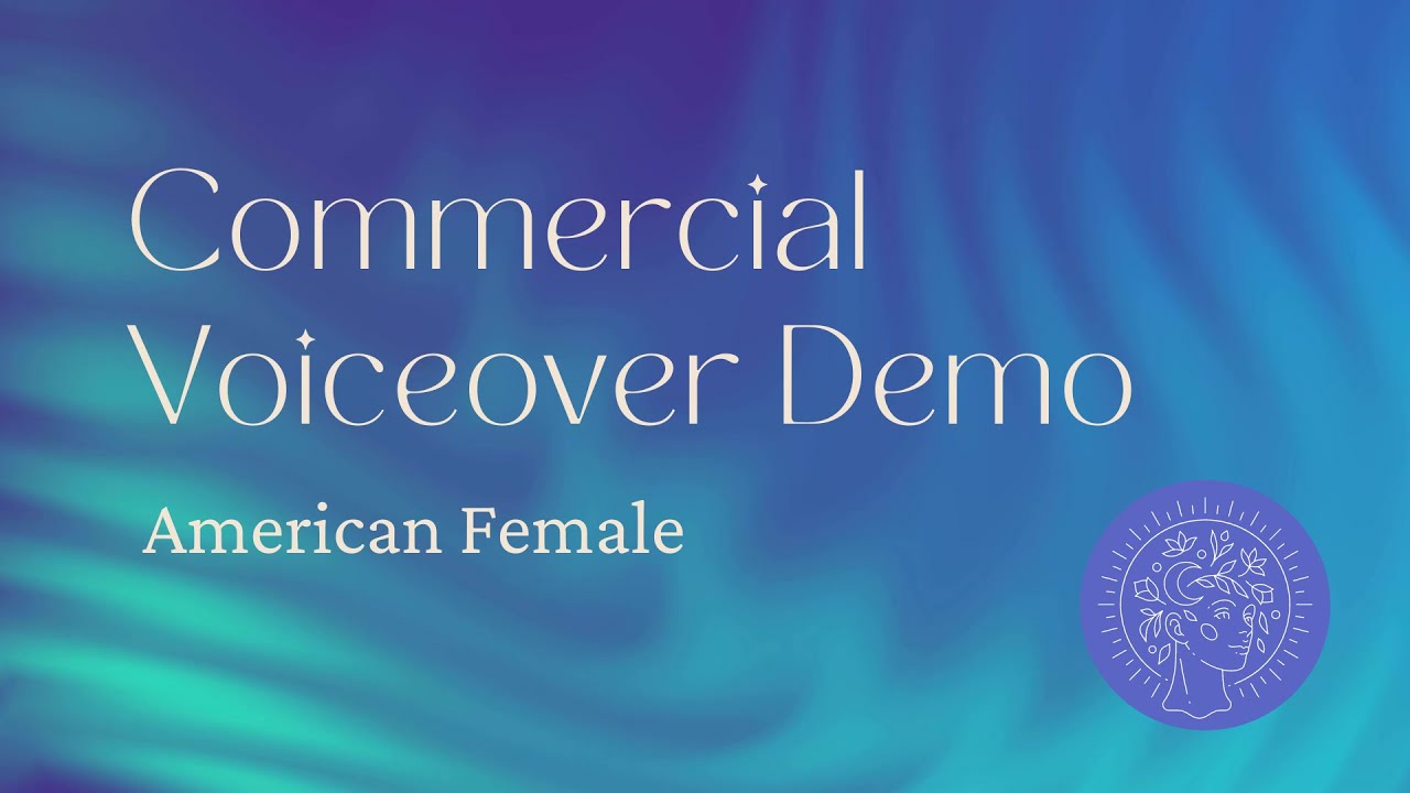 Commercial Voice Over Demo I Female American YouTube