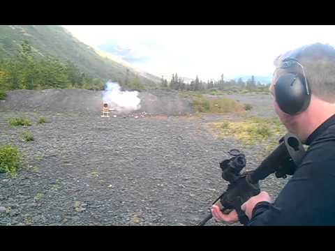 Bushmaster AR 15 EXPLODING TARGETS!