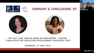 Summary and Conclusions by Ms Lucy Lake & Ms Angeline Murimirwa | Yidan Prize Doctoral Conference