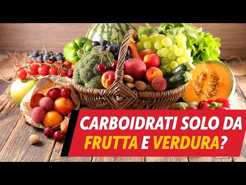 Posso mangiare i carboidrati solo dalla frutta e verdura?
