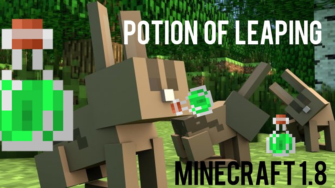 How To Make Potion Of Leaping in Minecraft 1.8 - YouTube