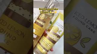 Best lemon cake combo! 🍋🍰💛 #shorts  #shortsvideo #fragrance #fragrancecollection #rachellesplans