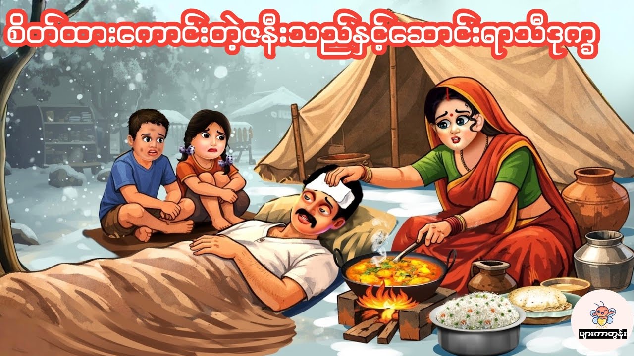 မိန်းမတစ်ယောက်ရဲ့တာဝန်နဲ့ဝတ္တရား #မြန်မာကာတွန်း #ပုံပြင် #ကာတွန်း #cartoon 