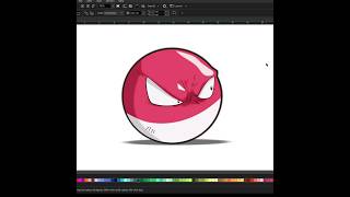 how to draw Pokemon-Voltorb #shorts