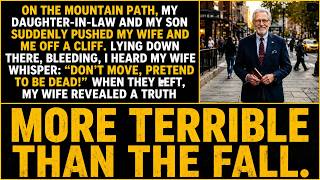 Our Son Threw Us Off a Cliff to Keep Us Quiet—My Wife Whispered, “Play Dead!” ｜ Voice Of Dad.