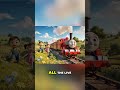 Sing Along! Cartoon Train Works on the Railroad Song #shorts