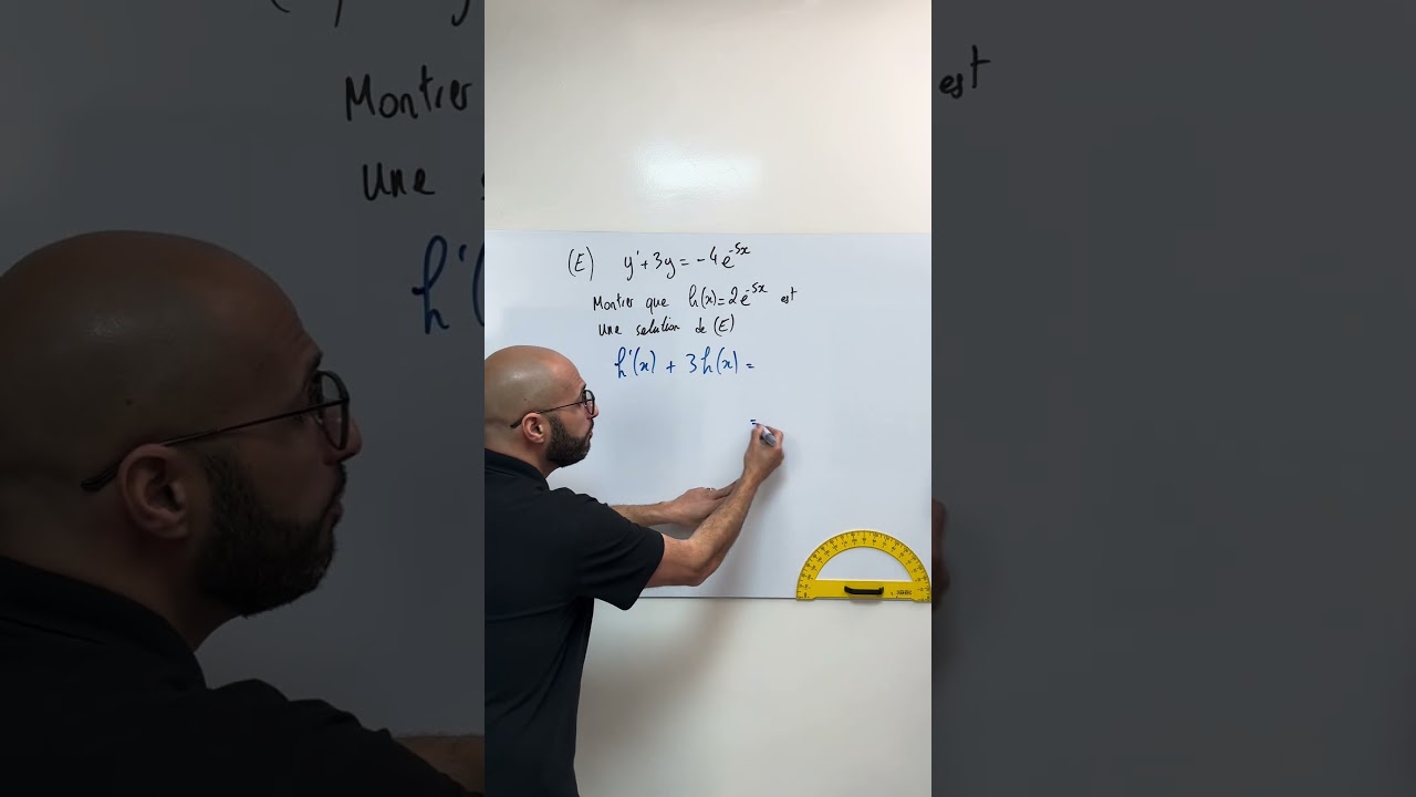 Type Bac : Équation différentielle