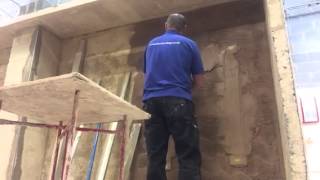 level one floating wall