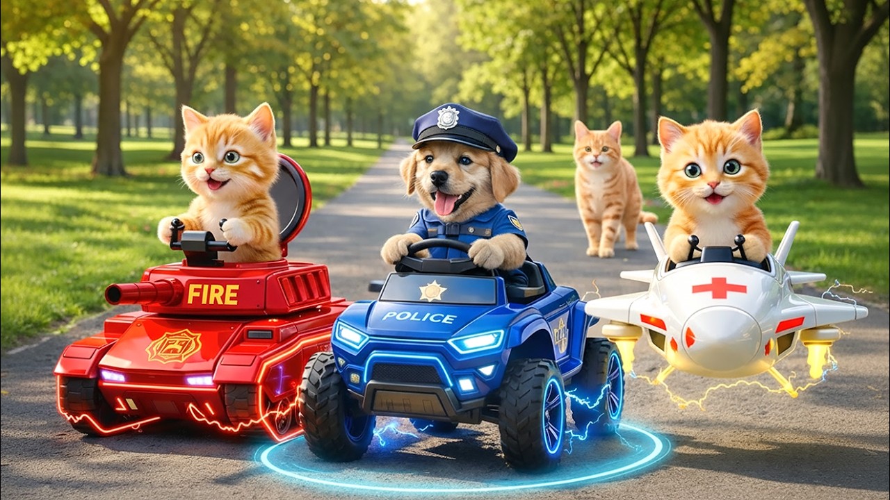 Mama Cat Trims Fur on the Farm and Makes Tiger Hat For Kittens At Home🐾🎩🐯