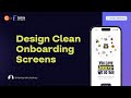Figma UI Tutorial: Mobile App Onboarding Screens (Full Step-by-Step)