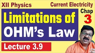 3.9 || Limitations of ohms law || Ohm's Law || Ohm's law in Hindi || arvind academy ||