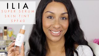 ILIA Super Serum Skin Tint | SHADE 13 Kamari | Natural Makeup Look | WEAR TEST | REVIEW