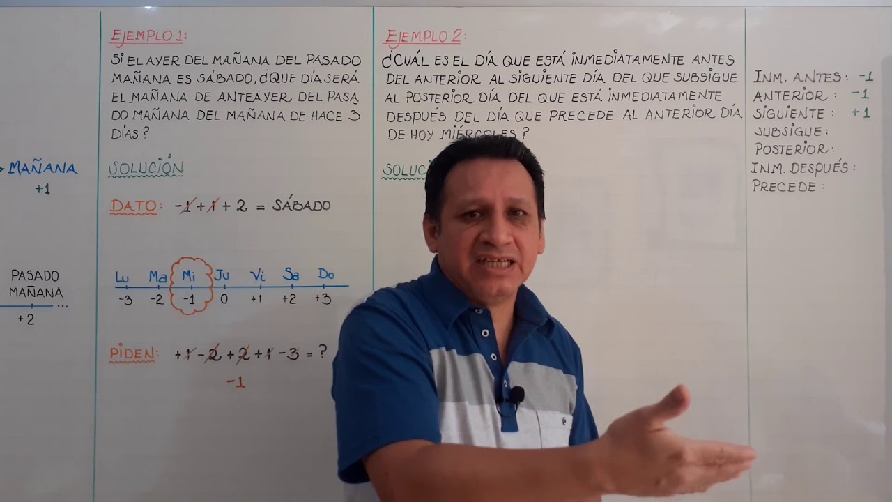 RELACIÓN DE TIEMPOS Y CALENDARIOS