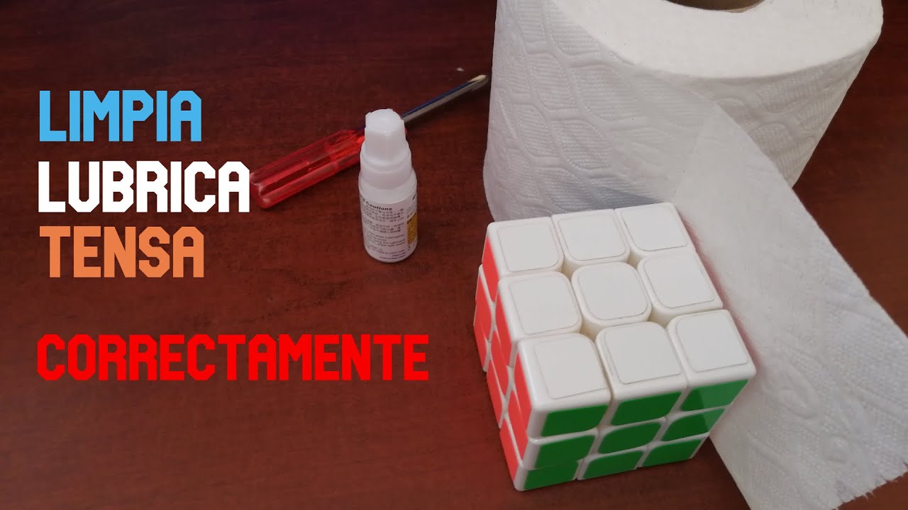 Como Limpiar Un Cubo De Rubik
