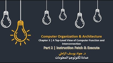 COA | CH 03 | A Top-Level View | Part 2 | Instruction Fetch & Execute