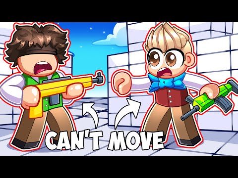 Roblox Rivals but we CAN'T MOVE